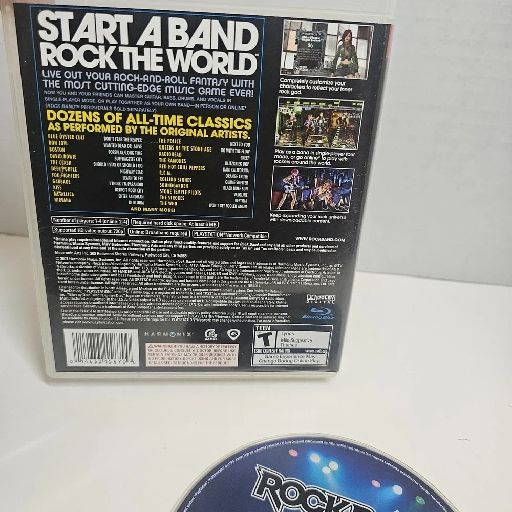 Rock Band - Sony PlayStation 3